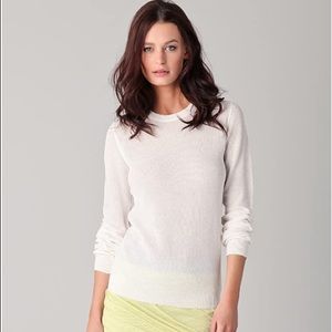 T by Alexander Wang waffle knit long sleeve top